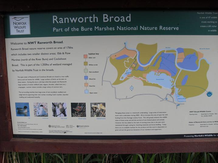 Ranworth Broad Information board