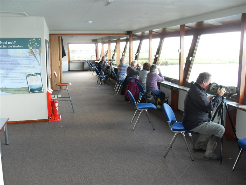 Welney observatory hide