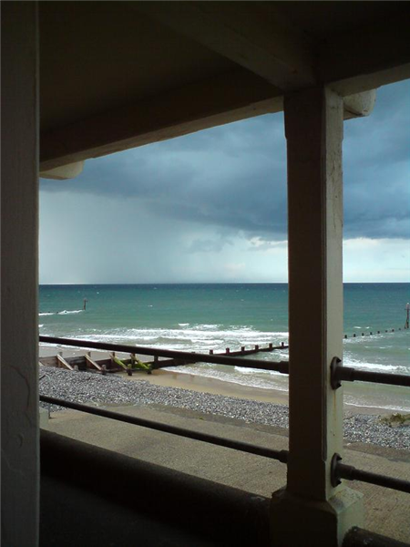 Sheringham - sea watching shelter